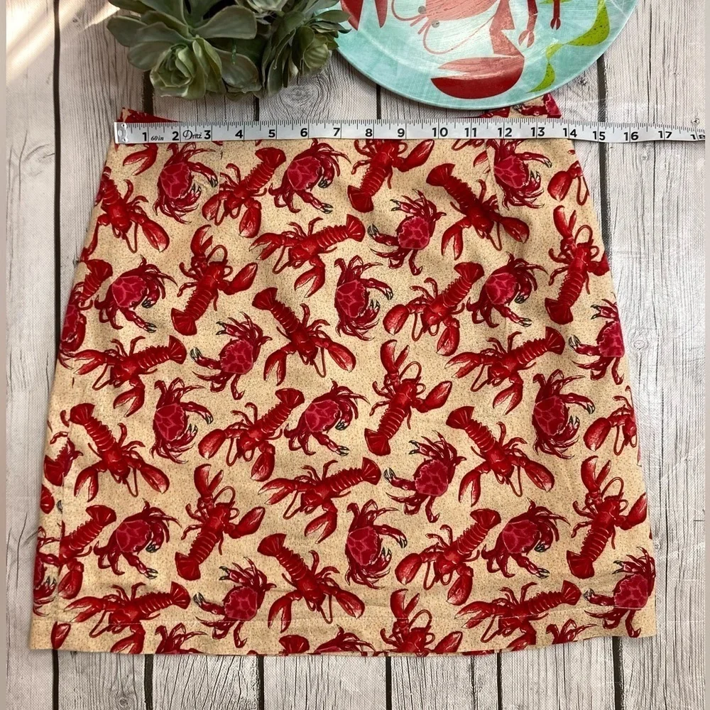 Felice Pappas Love Life Lobster and Crab Skirt